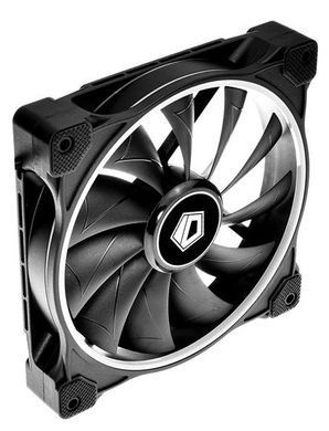 Вентилятор ID-Cooling (Single Pack), 140x140x25мм, 4-pin PWM, чорний (ZF-14025-ARGB) [608870]