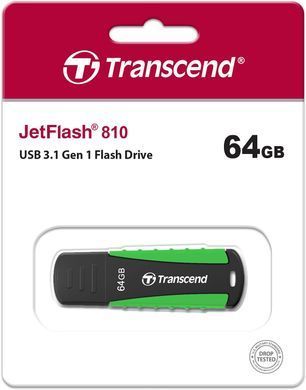 Накопичувач Transcend 64GB USB 3.1 Type-A JetFlash 810 Rugged (TS64GJF810) [108961]