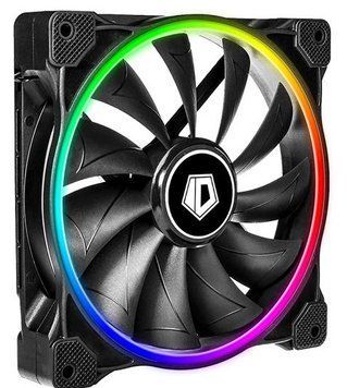 Вентилятор ID-Cooling (Single Pack), 140x140x25мм, 4-pin PWM, чорний (ZF-14025-ARGB) [608870]