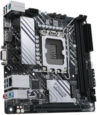 Материнcька плата ASUS PRIME H610I-PLUS D4-CSM s1700 H610 2xDDR4 M.2 HDMI D-Sub DP mITX (90MB1B20-M0EAYC) [109435]