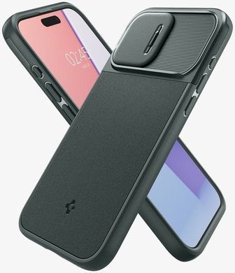 Чохол-накладка Spigen Optik Armor MagFit для Apple iPhone 15 Pro Max Abyss Green (ACS06600) [614575]