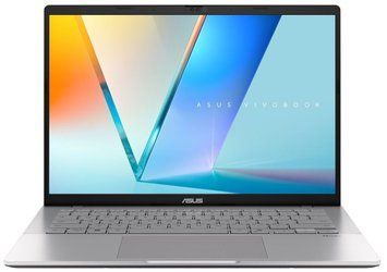 Ноутбук ASUS Vivobook S 14 S3407VA-LY069 14" WUXGA IPS, Intel 5 210H, 16GB, F512GB, UMA, NoOS, Сріблястий (90NB1681-M005X0) [111957]