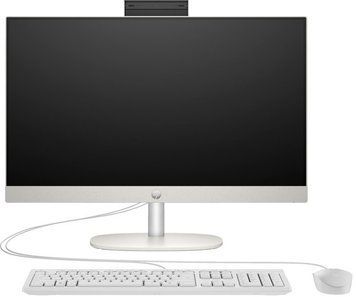 Комп'ютер персональний моноблок HP 240-G10 23.8" FHD IPS AG, Intel i3-N300, 8GB, F512GB, UMA, WiFi, кл+м, 3р, Win11P, білий (936J0EA) [101122]