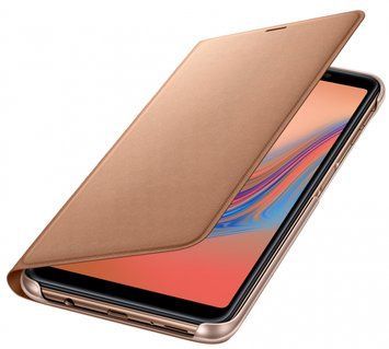 Чохол-книжка Samsung Wallet Cover для Samsung Galaxy A7 2018 SM-A750 Gold (EF-WA750PFEGRU) [602398]