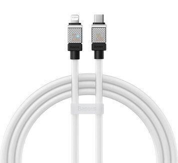 Кабель Baseus CoolPlay Series Fast Charging Cable Type-C to iP 20W 1m White (CAKW000002) [802591]