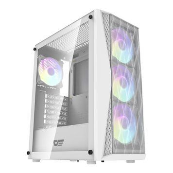 Корпус для комп'ютера DARK FLASH ATX без блока живлення DK352 білий (DK352 WHITE) [503232]
