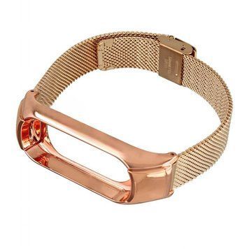 Ремінець BeCover Metal для Xiaomi Mi Smart Band 5/Mi Smart Band 6 Rose Gold (705149) [604609]
