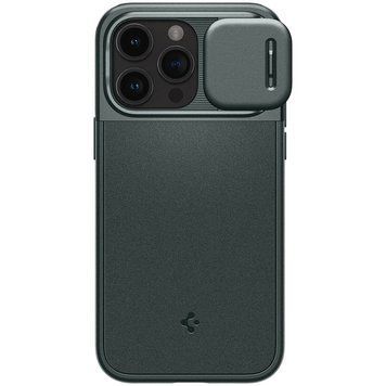 Чохол-накладка Spigen Optik Armor MagFit для Apple iPhone 15 Pro Max Abyss Green (ACS06600) [614575]