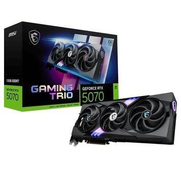Відеокарта GF RTX 5070 12GB GDDR7 Gaming Trio OC MSI (GeForce RTX 5070 12G GAMING TRIO OC) [605820]