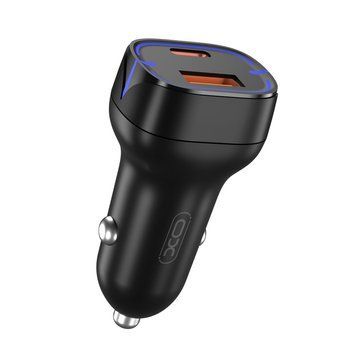 Автомобільний зарядний пристрій XO CC37 (2USB, 3А) Black (CC37.black) [603303]