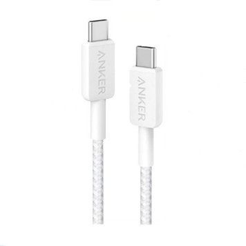 Кабель Anker 322 USB-C - USB-C 0.9 м, White (A81F5H21/A81F5G21) [617787]