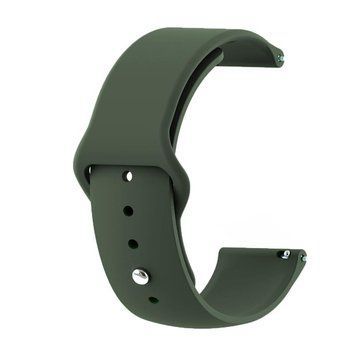 Силіконовий ремінець BeCover для Xiaomi iMi KW66/Mi Watch Color/Haylou LS01/Watch S1 Active Khaki (706364) [604762]