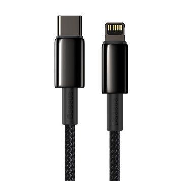Кабель Baseus Tungsten Gold Fast Charging Data Cable Type-C to iP PD 20W 2m Black (CATLWJ-A01) [802550]