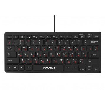 Клавiатура Maxxter Black (KBM-C01B-UA) [608486]