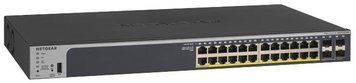 Комутатор NETGEAR GS728TP 24xGE PoE, 4xSFP, 190Вт, Керований L2 (GS728TP-300EUS) [105171]