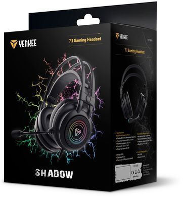 Гарнітура Yenkee YHP 3035 SHADOW Gaming headphones (45015553) [203131]