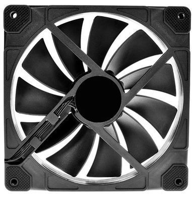 Вентилятор ID-Cooling (Single Pack), 140x140x25мм, 4-pin PWM, чорний (ZF-14025-ARGB) [608870]