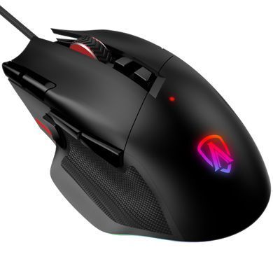 Мишка AOC AGM600 ігрова, 16000dpi., 10кн., RGB PMW3389 Kailh switch чорна (AGM600B) [401292]