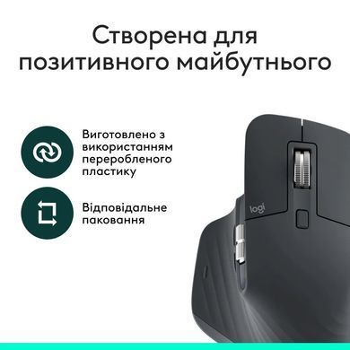 Миша Bluetooth Logitech MX Master 3S Performance BE Graphite (910-007501) [616162]