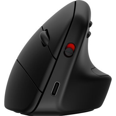 Мишка бездротова HP 920 Ergonomic Vertical, 6 кн., up to 4000 dpi чорна (6H1A4AA) [401347]
