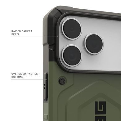 Чохол UAG для iPhone 17 Pro Max, Pathfinder MagSafe, Olive (114549117272) [111624]
