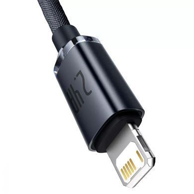 Кабель Baseus Crystal Shine USB-Lightning, 2.4A, 1.2м Blue (6932172602697) [604189]
