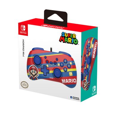 Hori Геймпад провідний Horipad Mini (Mario) для Nintendo Switch, Red/Blue (810050910835)