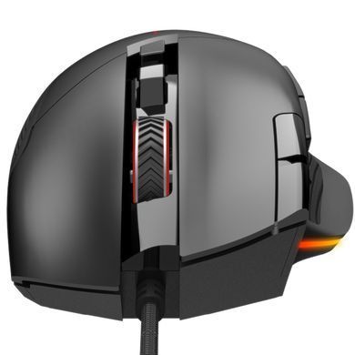 Мишка AOC AGM600 ігрова, 16000dpi., 10кн., RGB PMW3389 Kailh switch чорна (AGM600B) [401292]