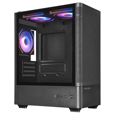 Корпус Prologix (Lumi GM-01MAB Mesh Black) [608745]