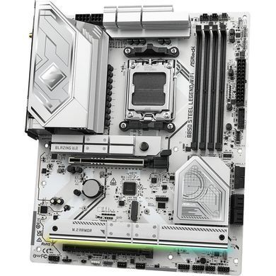 Материнська плата ASRock (AM5/B850, 4*DDR5, 2xPCIex16, HDMI, 4xSATA,4xM.2, 2.5GLan, ATX) (B850 Steel Legend WiFi) [403431]