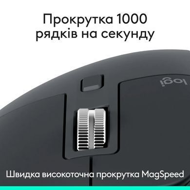 Миша Bluetooth Logitech MX Master 3S Performance BE Graphite (910-007501) [616162]