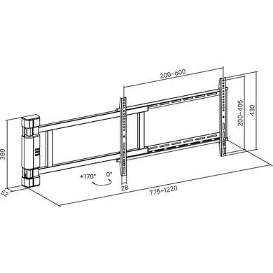 Кронштейн HiSmart (VESA600х400) (HS083984) [614479]