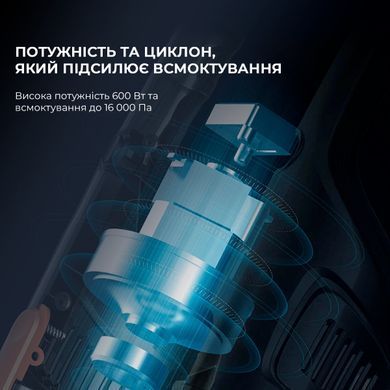Пилосос Deerma Corded Hand Stick Vacuum Cleaner (DX118C) [619799]
