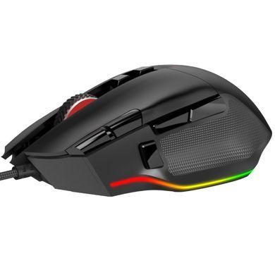 Мишка AOC AGM600 ігрова, 16000dpi., 10кн., RGB PMW3389 Kailh switch чорна (AGM600B) [401292]