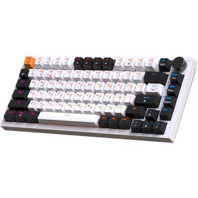 Клавіатура GamePro Red з Hot-Swap RGB White (MK160W) [610660]