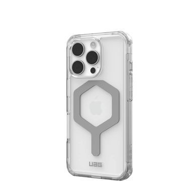 Чохол-накладка Urban Armor Gear Magsafe для Apple iPhone 16 Pro Plyo Ice/Silver (114480114333) [616752]