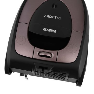 Пилосос ARDESTO мішковий, 800Вт, мішок- 2.5л, HEPA, чорно-бронзовий (VC-I-B800GB) [110815]