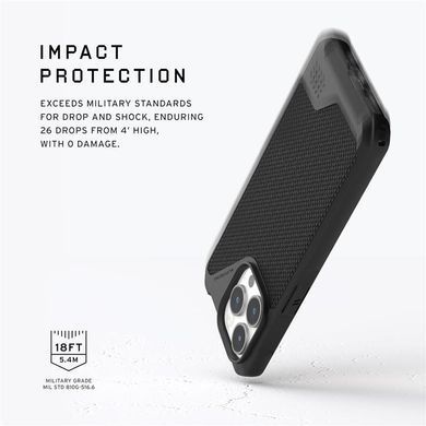 Чохол-накладка Urban Armor Gear Metropolis LT Magsafe для Apple iPhone 15 Pro Kevlar Black (114277113940) [616512]