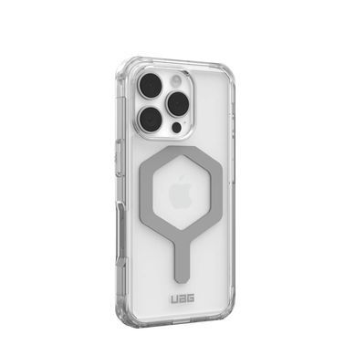 Чохол-накладка Urban Armor Gear Magsafe для Apple iPhone 16 Pro Plyo Ice/Silver (114480114333) [616752]