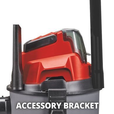 Пилосос професійний акумуляторний Einhell TC-VC 18/15 Li-Solo, PXC 18В, 8кПа, контейнер 15л, без АКБ та ЗП (2347145) [15600]