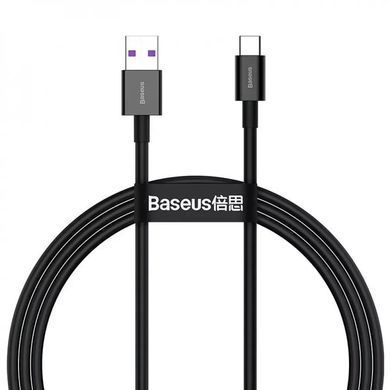 Кабель Baseus Superior Fast Charging USB - USB-C, 66W, 1м Black (6953156205499) [614626]