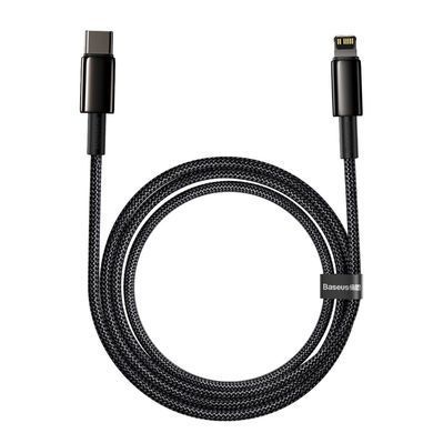Кабель Baseus Tungsten Gold Fast Charging Data Cable Type-C to iP PD 20W 2m Black (CATLWJ-A01) [802550]