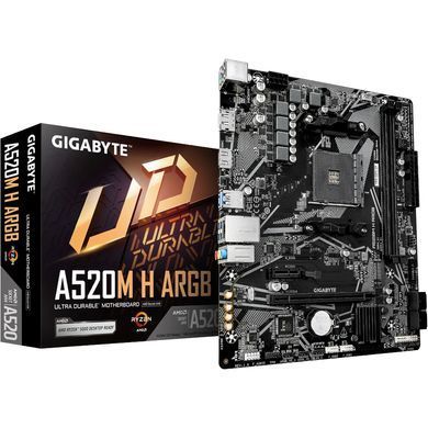 Материнська плата GIGABYTE (A520M H ARGB) [306136]