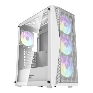 Корпус для комп'ютера DARK FLASH ATX без блока живлення DK352 білий (DK352 WHITE) [503232]