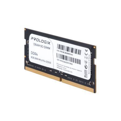 Модуль пам`ятi SO-DIMM DDR4 8GB/2666 Prologix (PRO8GB2666D4S) [608067]