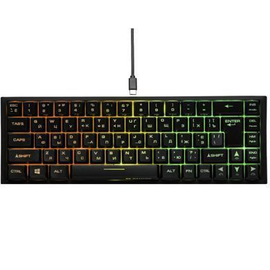 Клавіатура бездротова 2E Gaming KG360UBK RGB Black (2E-KG360UBK) [611539]