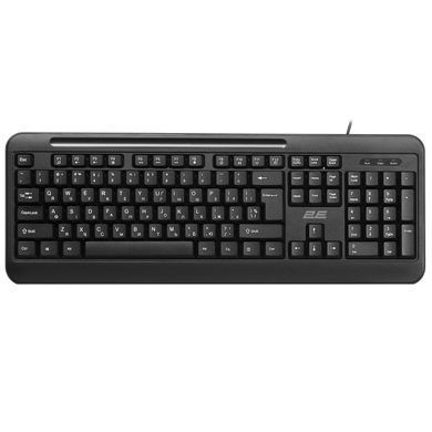 Клавіатура мембранна 2E KM1040 104key, USB-A, EN/UK/RU, чорний (2E-KM1040UB) [112123]