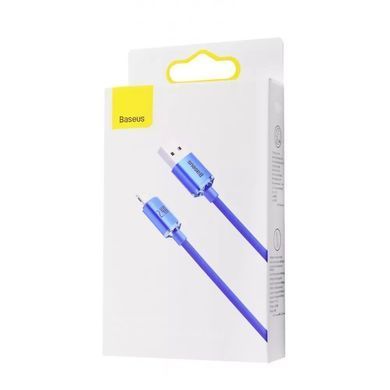 Кабель Baseus Crystal Shine USB-Lightning, 2.4A, 1.2м Blue (6932172602697) [604189]