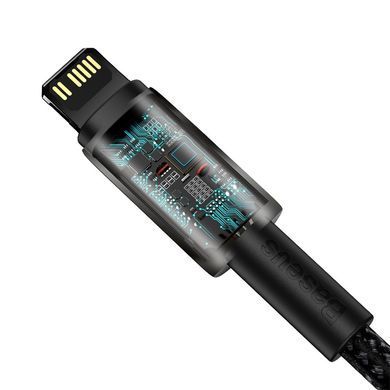 Кабель Baseus Tungsten Gold Fast Charging Data Cable Type-C to iP PD 20W 2m Black (CATLWJ-A01) [802550]