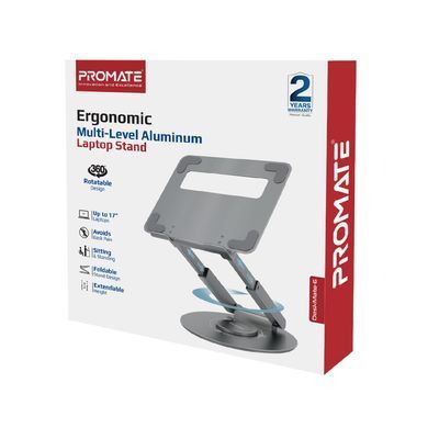Підставка для ноутбука Promate DeskMate-6 Grey (deskmate-6.grey) [605082]